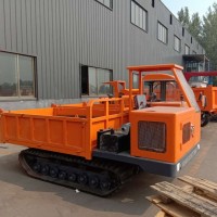 定制履帶四不像車 工地運輸混凝土鏈軌車 多功能履帶翻斗車