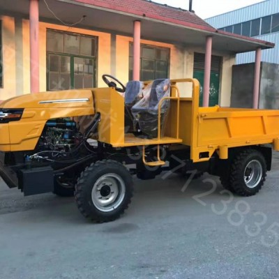 四驅前翻斗車 四輪前卸式工程車 1.5