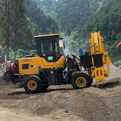 裝載式護(hù)欄打樁機(jī) 高速公路打樁機(jī) 