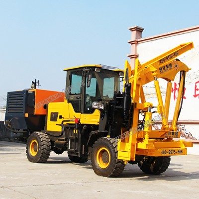 一體式波形護(hù)欄打樁機(jī) 公路護(hù)欄安裝