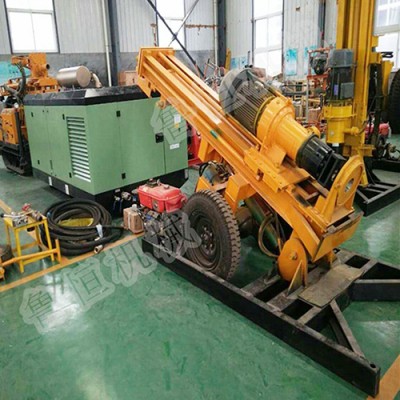 HQZ200自行式氣動鉆機家用鉆井機200