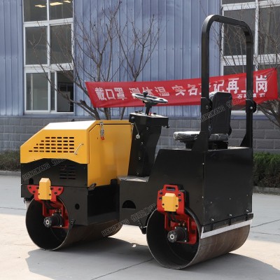 座駕式雙鋼輪壓路機 單鋼輪振動壓路