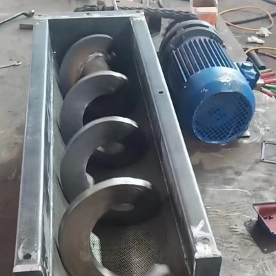 無軸 螺旋輸送機 污泥絞龍輸送機 垃