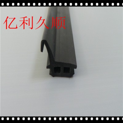 供應 灰色硅膠D形密封條 半圓形空心
