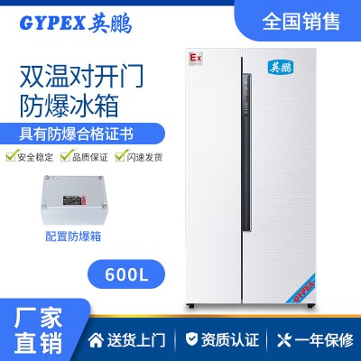 變電站防爆冰箱-雙溫對開門 450L