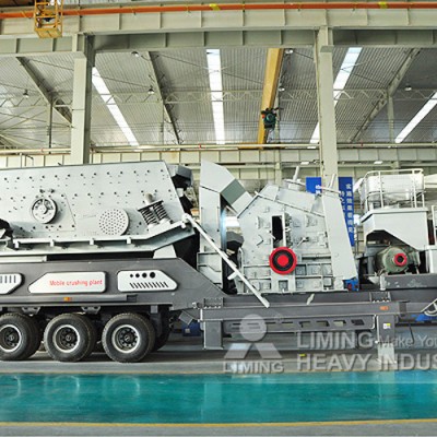 黎明重工 車載一體的移動破碎制砂機