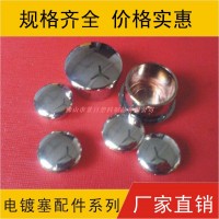 電鍍管塞，塑膠管塞，電鍍膠塞，銀色管塞