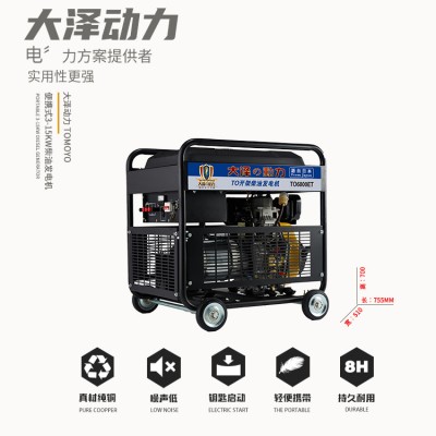大澤動(dòng)力3千瓦開架式柴油發(fā)電機(jī)