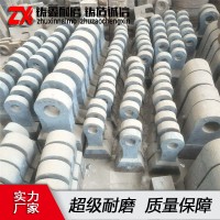 制砂機碎石機耐磨錘頭錘式制沙篩護板篦子底漏破碎機高鉻合金錘頭