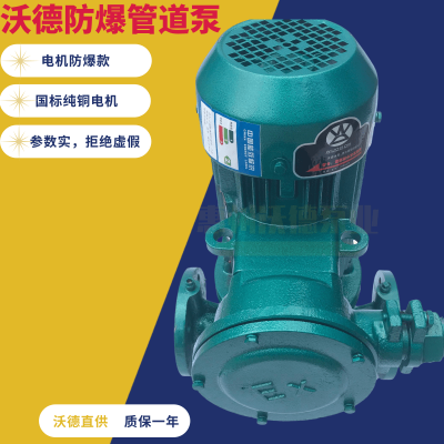 GDFB32-125A防爆管道泵 防爆電機離