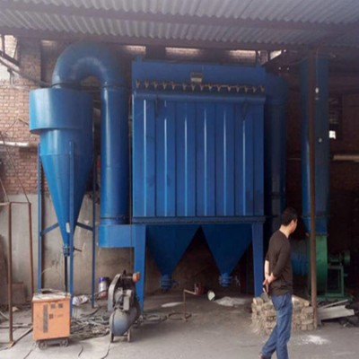 1噸電爐除塵器除塵系統外部安裝吸塵