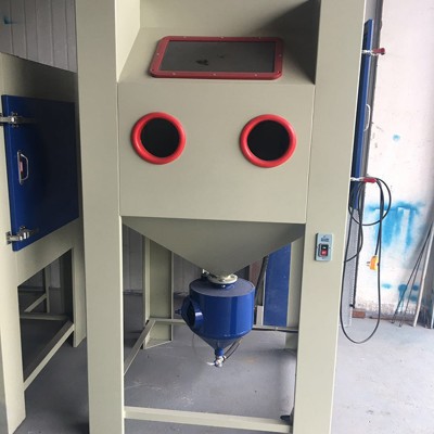 機械零件去應(yīng)力壓入式箱式噴砂機 東