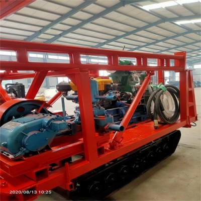 鋼制履帶文登200型打井鉆機 煤礦巖