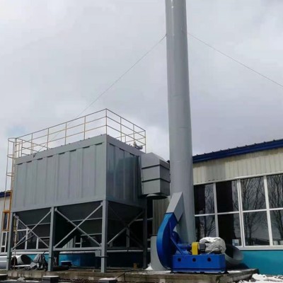 抗腐蝕炭黑布袋除塵器除塵效率