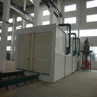 機械回收式噴砂房 晉城噴砂機 火車