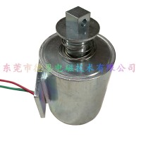 非標(biāo)大推拉圓管電磁鐵德恩定制研發(fā)
