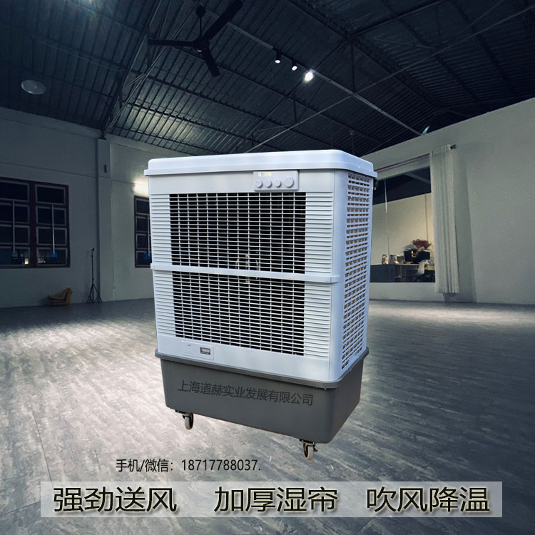 強(qiáng)勁送風(fēng)加厚濕簾吹風(fēng)降溫工業(yè)行空調(diào)扇3