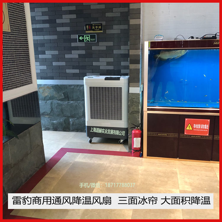 雷豹商用降溫風扇三面冰簾大面積降溫