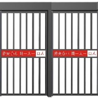 小區(qū)廣告平移門 廣告門廠家